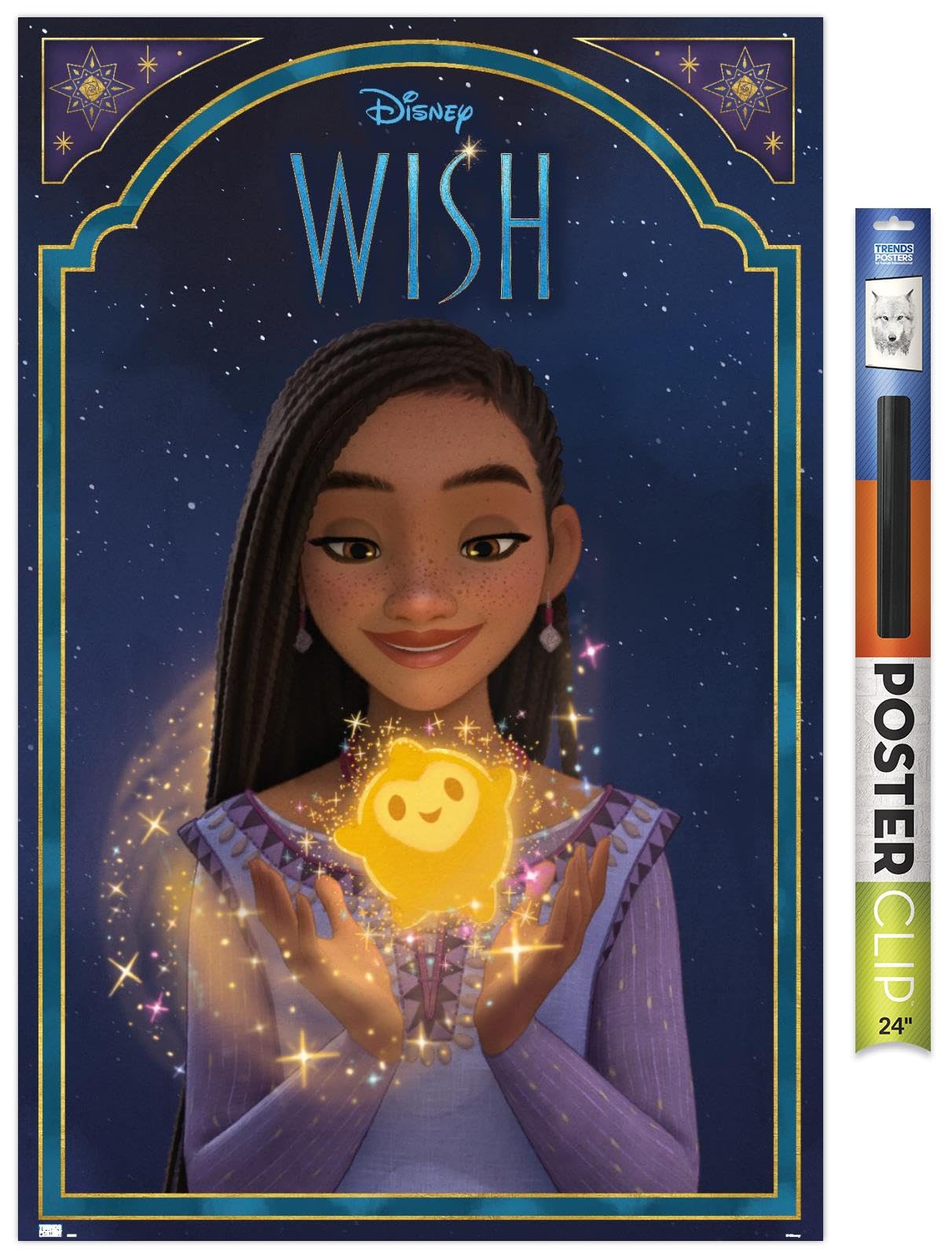 Trends International Disney Wish - Asha & Star Wall Poster
