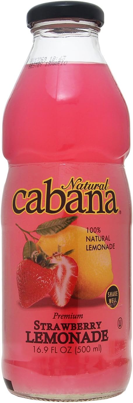 Natural Cabana Premium Strawberry Lemonade (Case of 12)