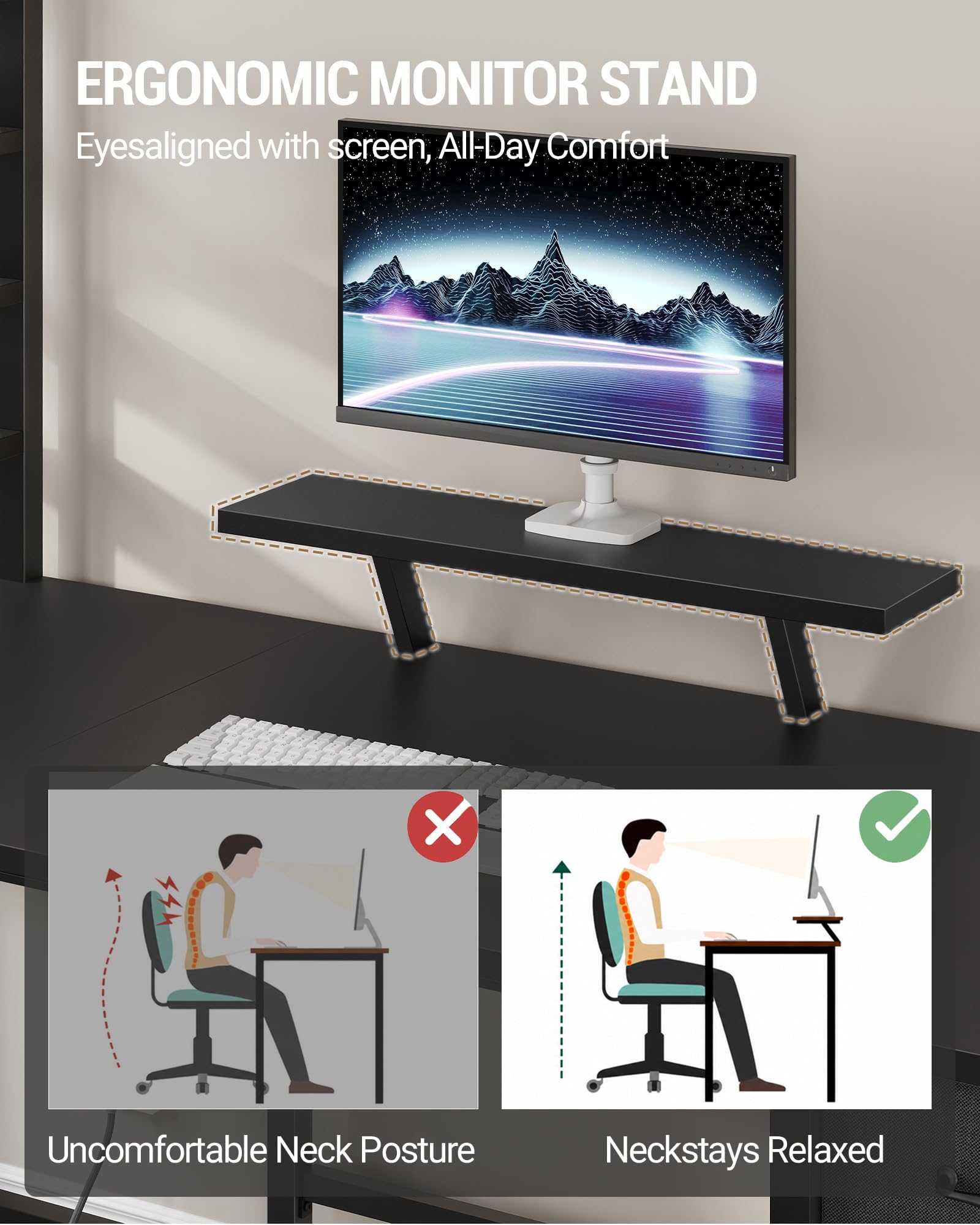 Hzuaneri Escritorio Gaming en Forma L con Iluminación RGB y Enchufes, 156 x 90 cm, Escritorio de Rincón con Soporte para Monitor y Ganchos para Oficina en Casa, Estudio, Dormitorio, Negro CD71006BEU