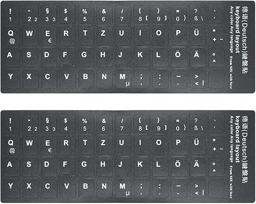 Miniatura 8 de 2 calcomanías universales para teclado árabe para computadora portátil, PC, teclado de escritorio, letras de repuesto para teclado de computadora,