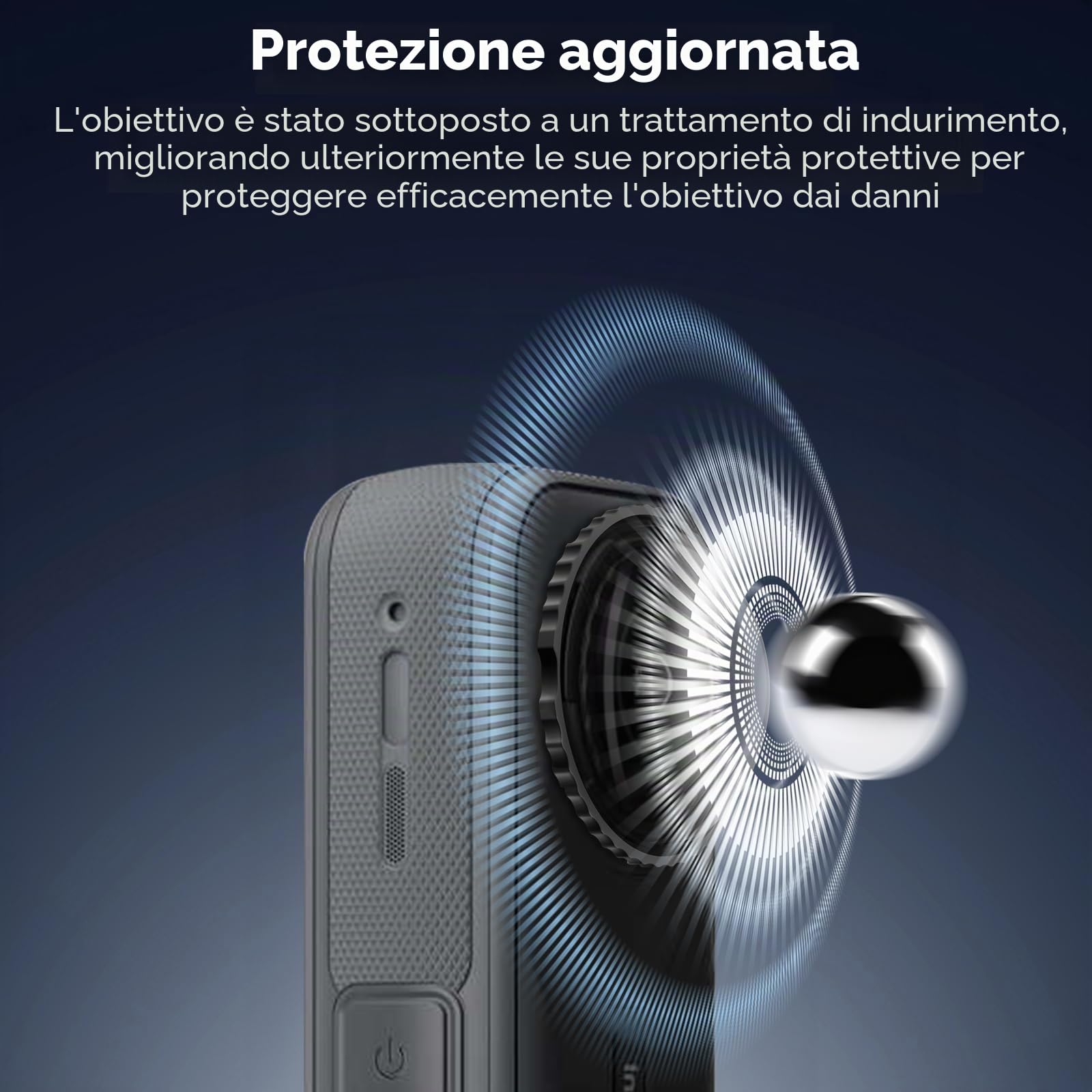 REYGEAK Filtro UV per insta360 X5, doppio rivestimento multistrato, telaio in alluminio multi-rivestito HD Optical Glass protezione standard (UV)