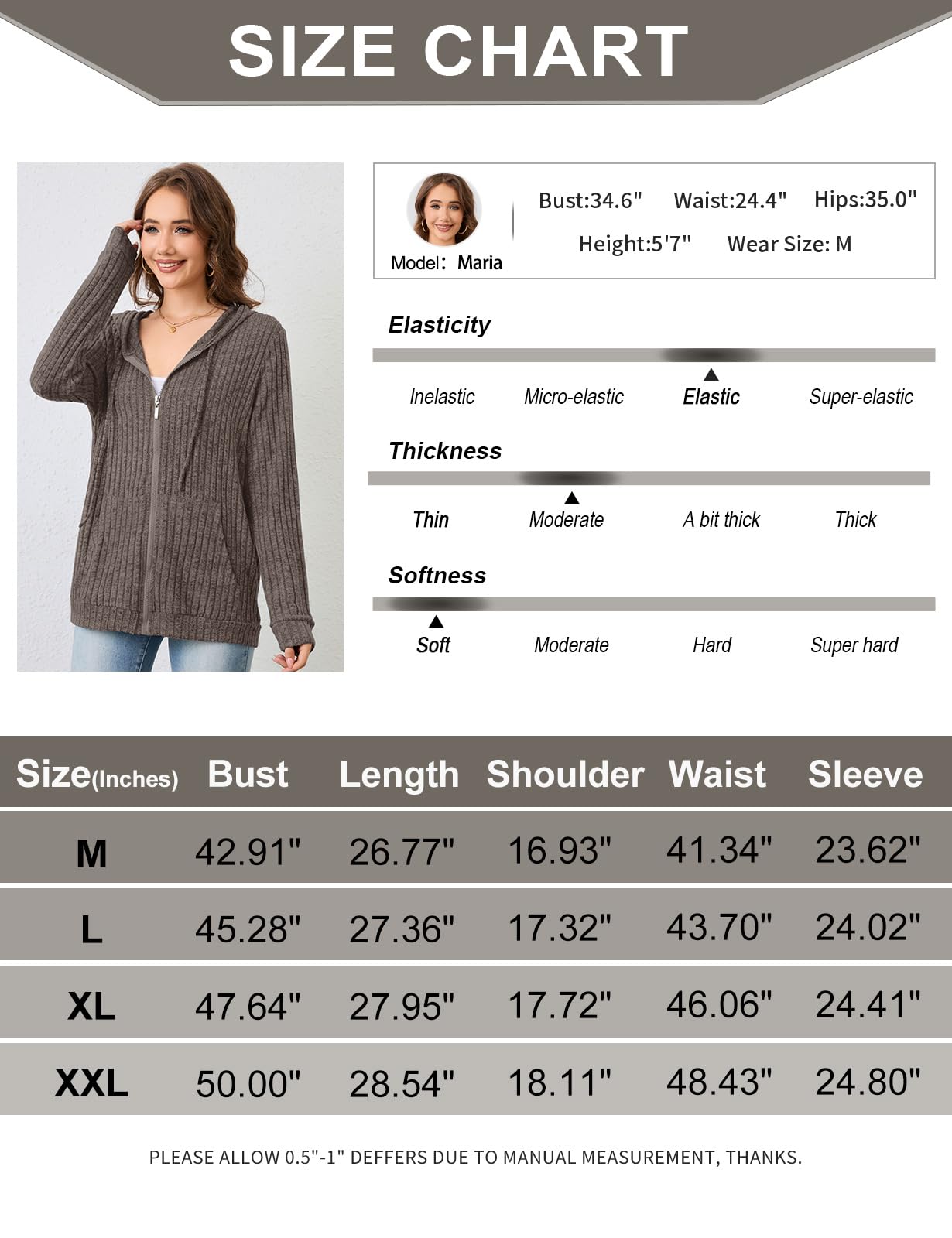 Flikity Sudadera con capucha con cremallera para mujer, sudadera con capucha, básicos, sudadera con capucha, chaqueta para mujer, ropa de verano y otoño