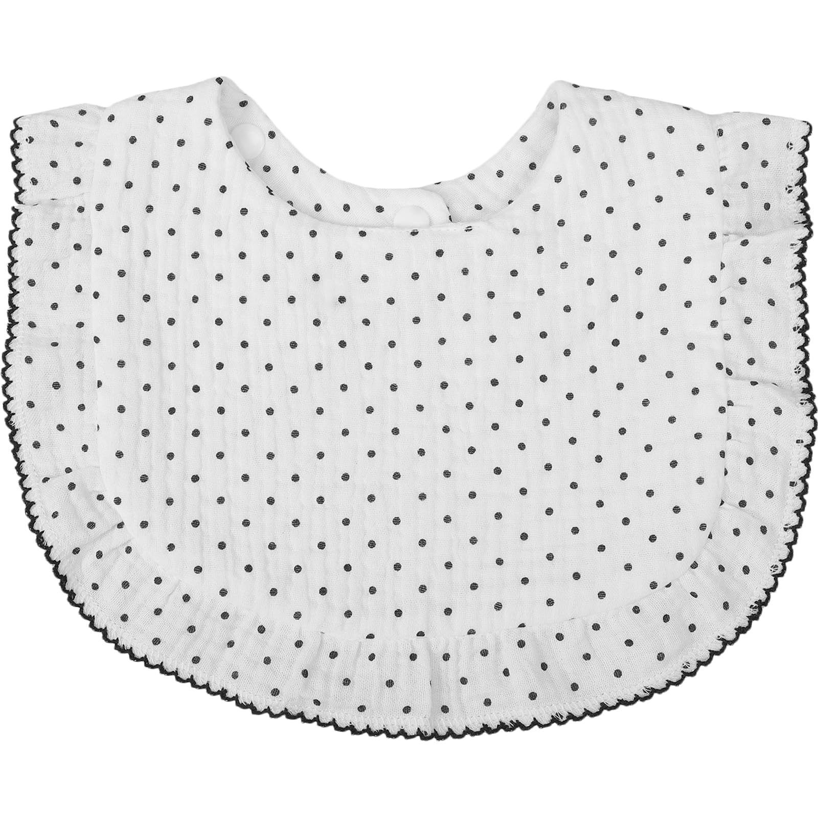VANZACK Bavoir Bandana Pour Nourrisson Bavoir Anti-bave Mousseline Avec Fermeture à Pression