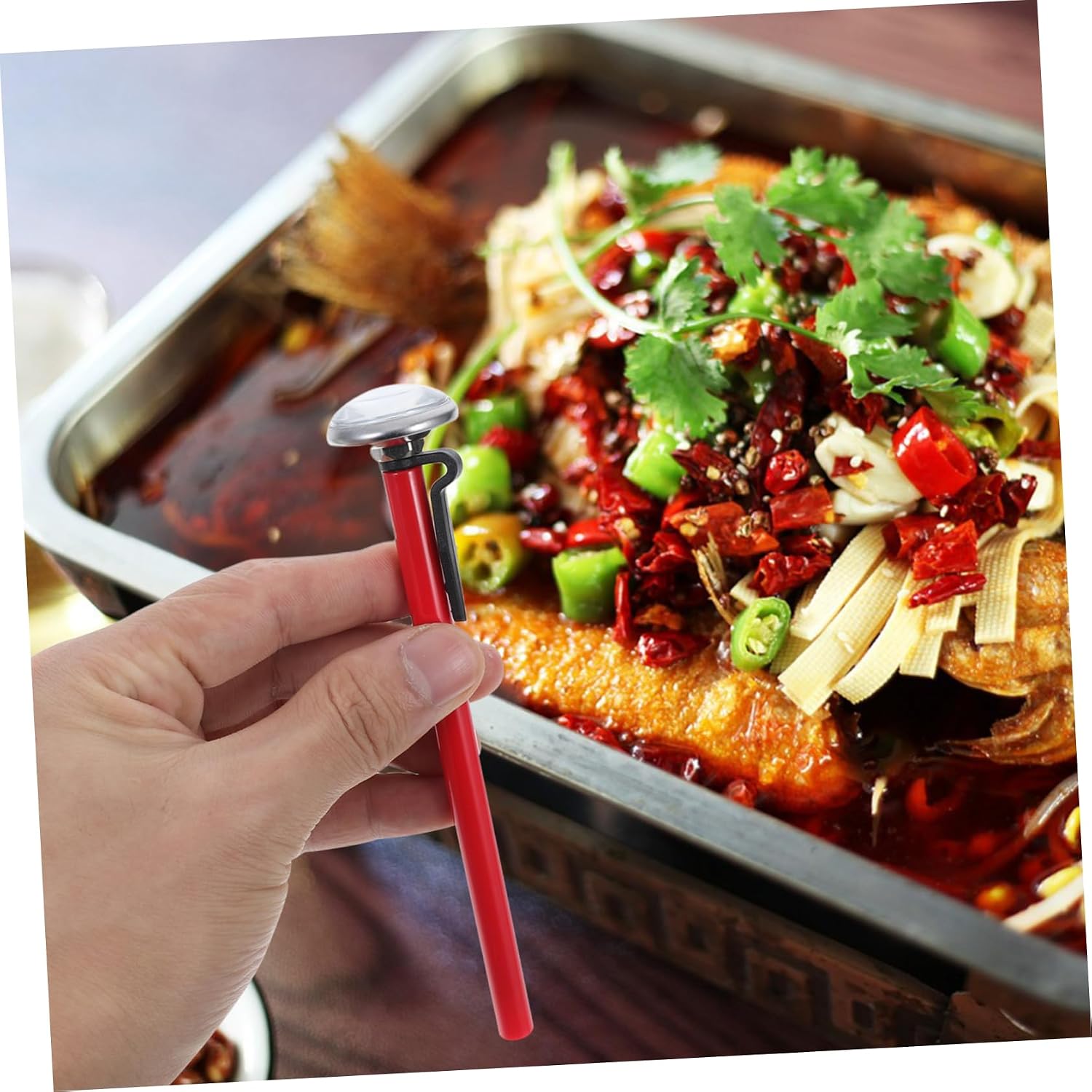 Food Temperature with Stainless Steel Probe for Coffee