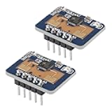 UMLIFE 2PCS LD2410C Sensor Module HLK-LD2410 Human Presence Radar Module LD2410 Millimeter Wave Radar Sensor Module Non Contact 24GHz ISM Band Serial Port IO Level Output