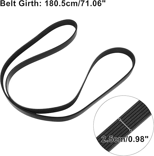 Miniatura 3 de X AUTOHAUX Correa de transmisión serpentina acanalada multi del motor de coche No.38920RAAA03 para Honda Accord 2003-2007
