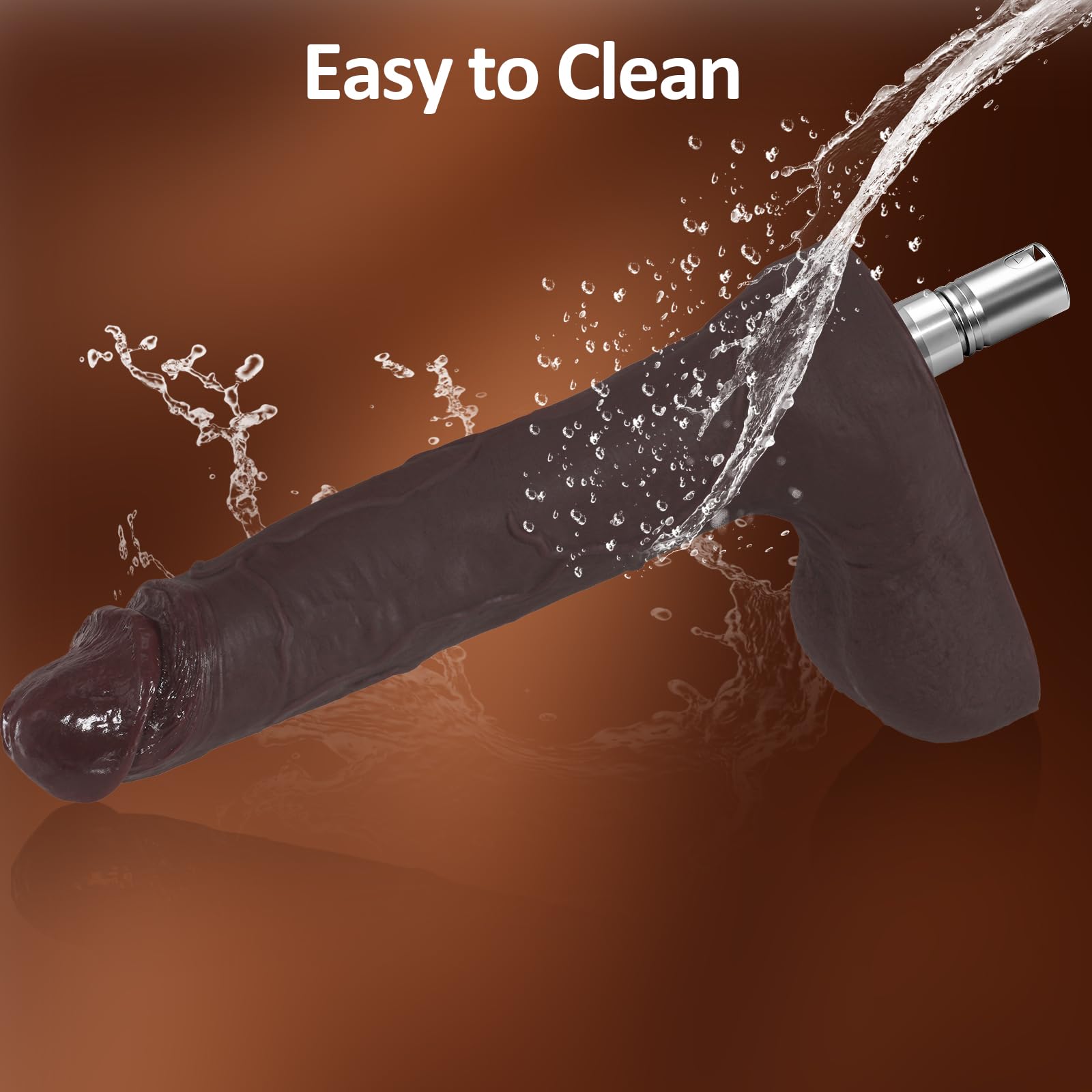 Machine à godemiché réaliste 23 cm avec connecteur 3XLR, accessoires en silicone BBC, jouet sexuel adulte