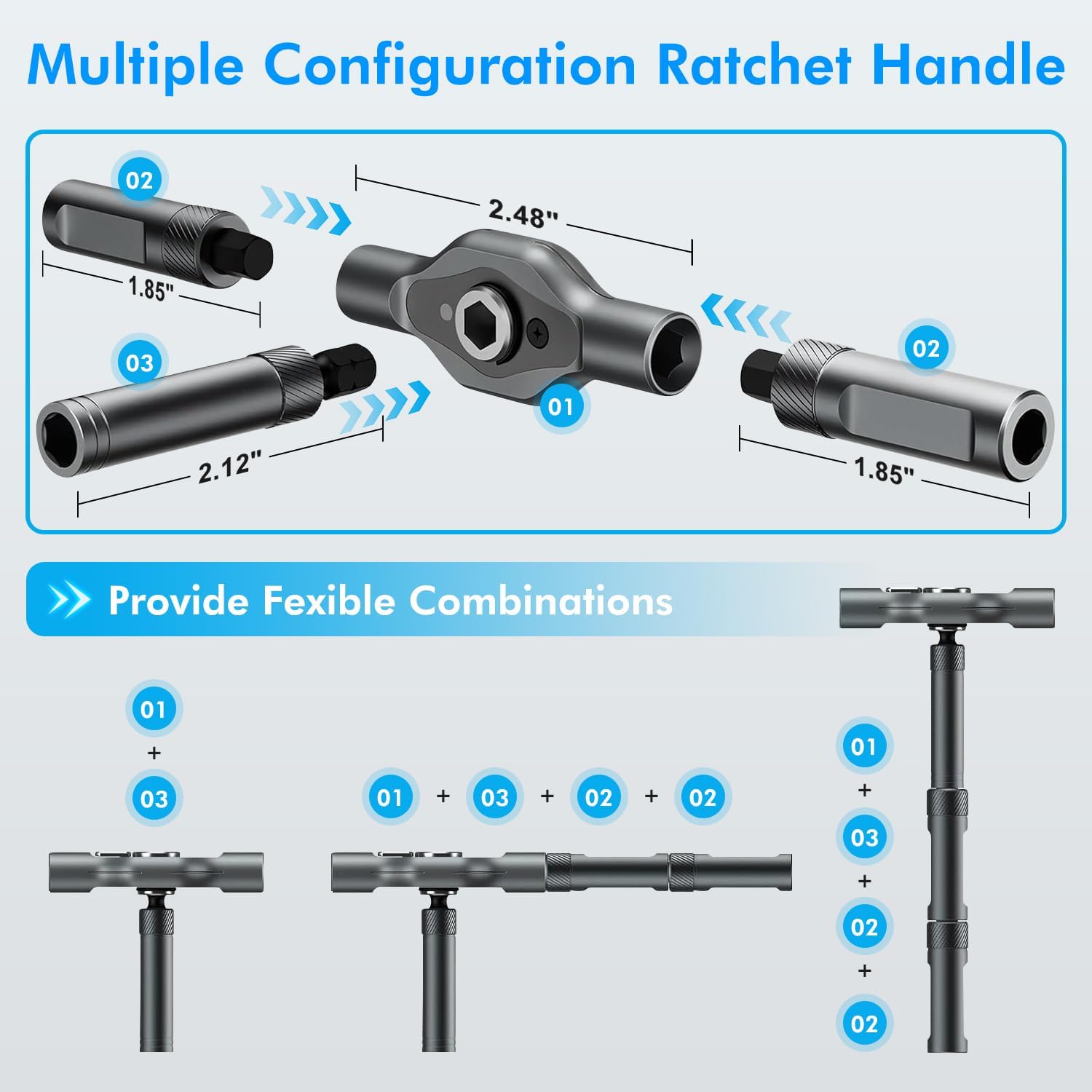 42 In 1 Magnetic Ratchet Screwdriver Set With T Handle, Multi Bit Precision Tool Kit For Electronics, Home, Bike, Computer Repairs