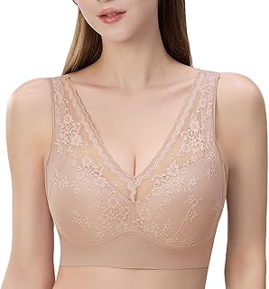 [veimia] ナイトブラ【一体型カップ・揺れを抑え・安定フィット】ノンワイヤー 脇高設計 楽ブラ サポート バストメイク 高伸縮ストラップで横流れを防ぎ 上品なレース 肌に優しい 通気性に優れ 高伸縮素材 締付け感なし 美胸 24時間使える