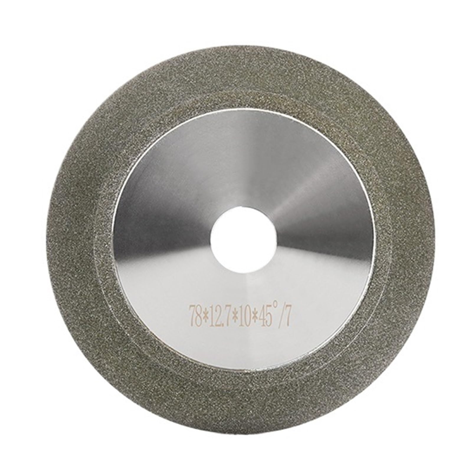 Disco de muela de diamante de 78 mm (3 pulgadas) for afilar fresas de acero de tungsteno y amoladoras.