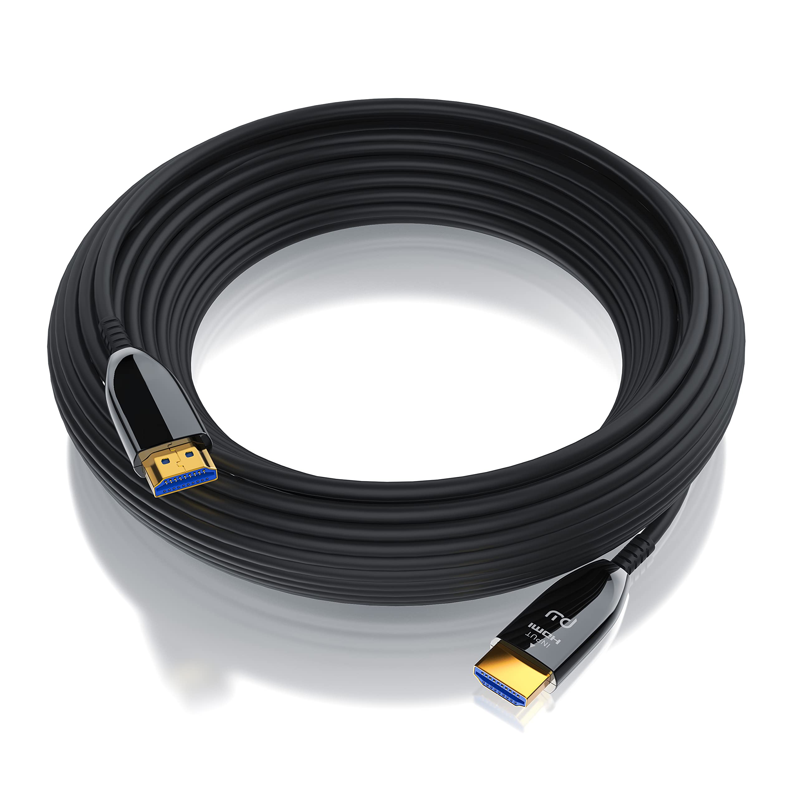 CSL - Cavo HDMI 2.1 in fibra ottica - 8K 120Hz - 4k 240Hz - 20m cavo ottico - HDR10+ - 3D eARC CEC - HDCP 2.3 - Cavo HDMI Ultra High Speed - contatti dorati - Cavo in fibra ottica Connettore in