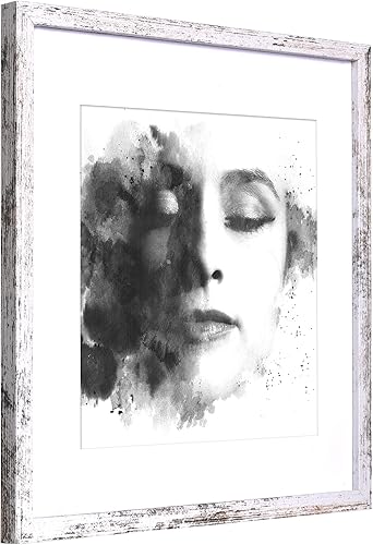 Vista 82 de Yaetm Portarretratos de 12 x 12 pulgadas con paspartú para fotos de 8 x 8 pulgadas, juego de 9 marcos cuadrados de 12 x 12 pulgadas, marco blanco