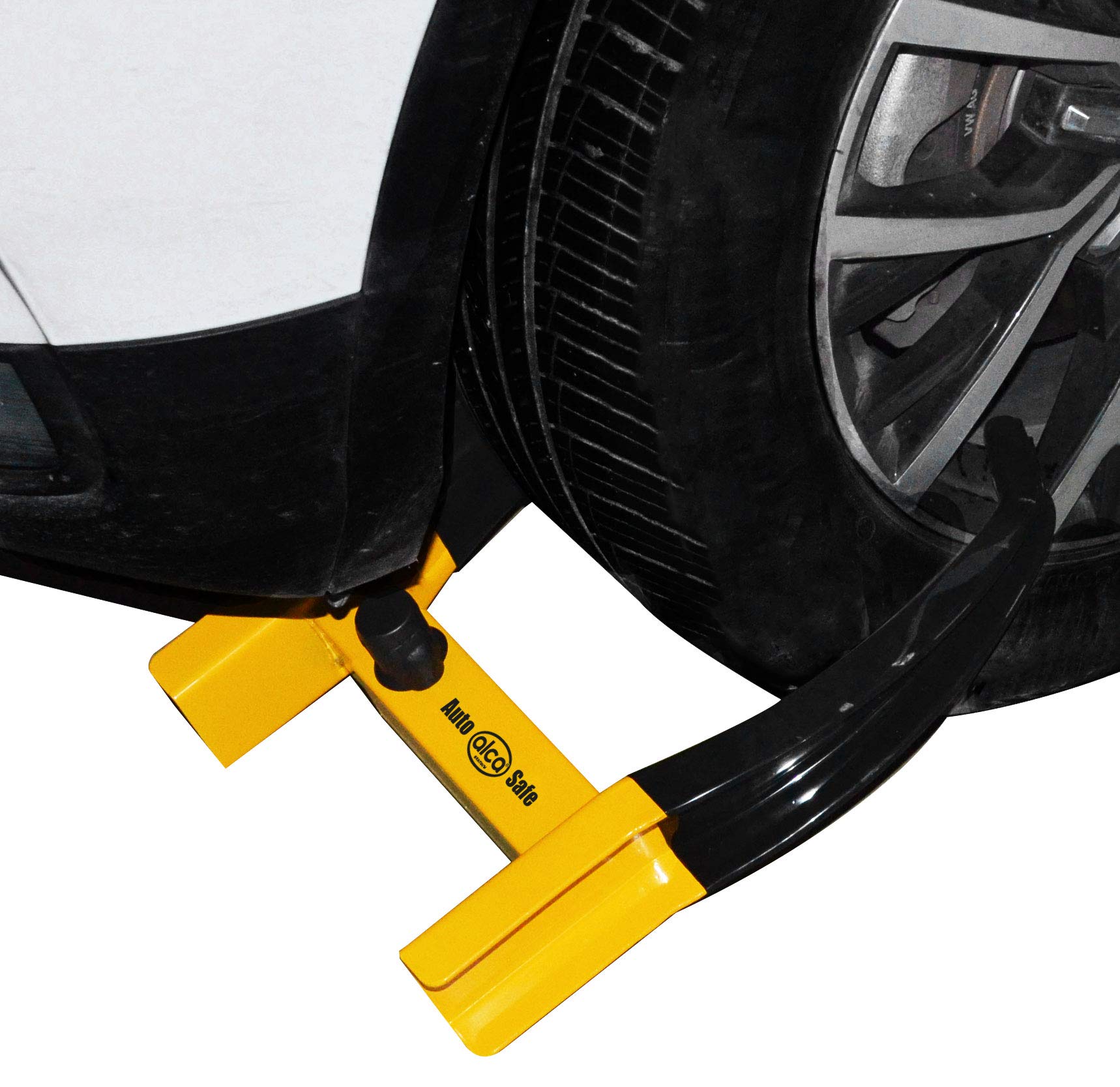 Abrazadera para rueda de remolque para coche, autocaravana, seguridad coche, tamaño XL, gran resistente, protección antirrobo, 2 llaves, Alca Alemania