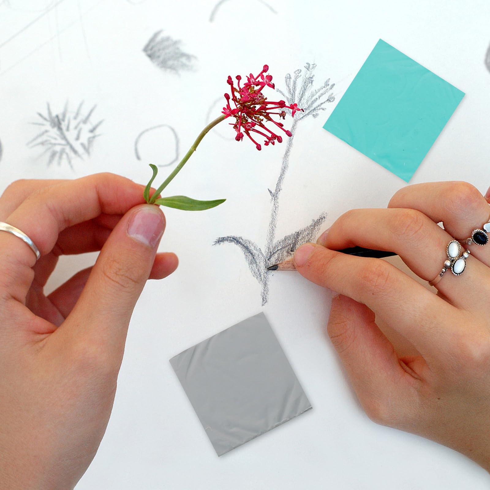 TOYANDONA 60 Pezzi Gomma da Cancellare per Disegno Morbida e Flessibile in Plastica e Gomma, Resistente alle Crepe, per Matite e Carboncino in Aula D'arte Stili multipli