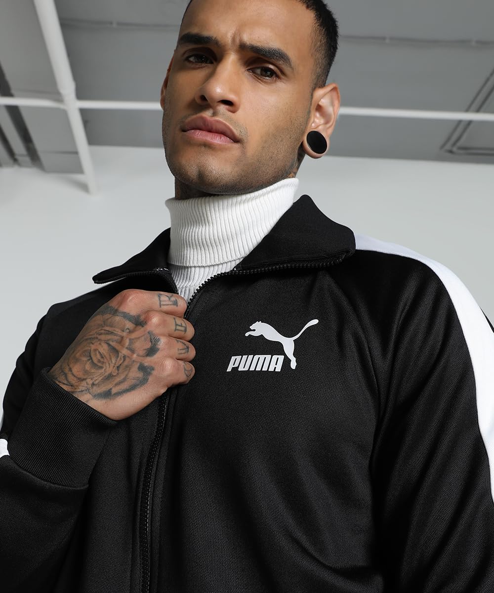 Puma Men's A-Line Coat (631447_Black - Image 3 thumbnail