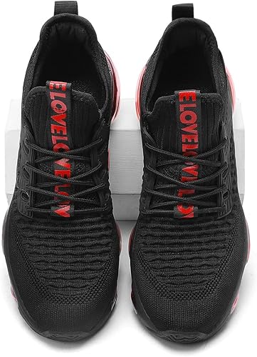 Miniatura 6 de Kapsen - Zapatos deportivos para hombre con amortiguación de aire, ideales para correr, tenis, caminar, gimnasio y trotar