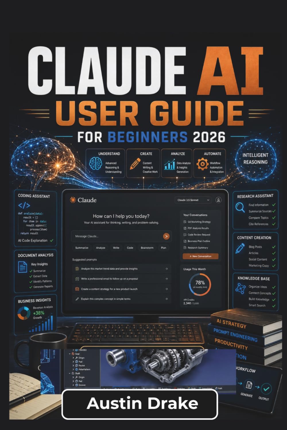 Claude AI USER GUIDE For Beginners 2026: Better Prompting, Smarter Research, Efficient Content Creation, Everyday Productivity, and Confident AI-Powered Decision Making