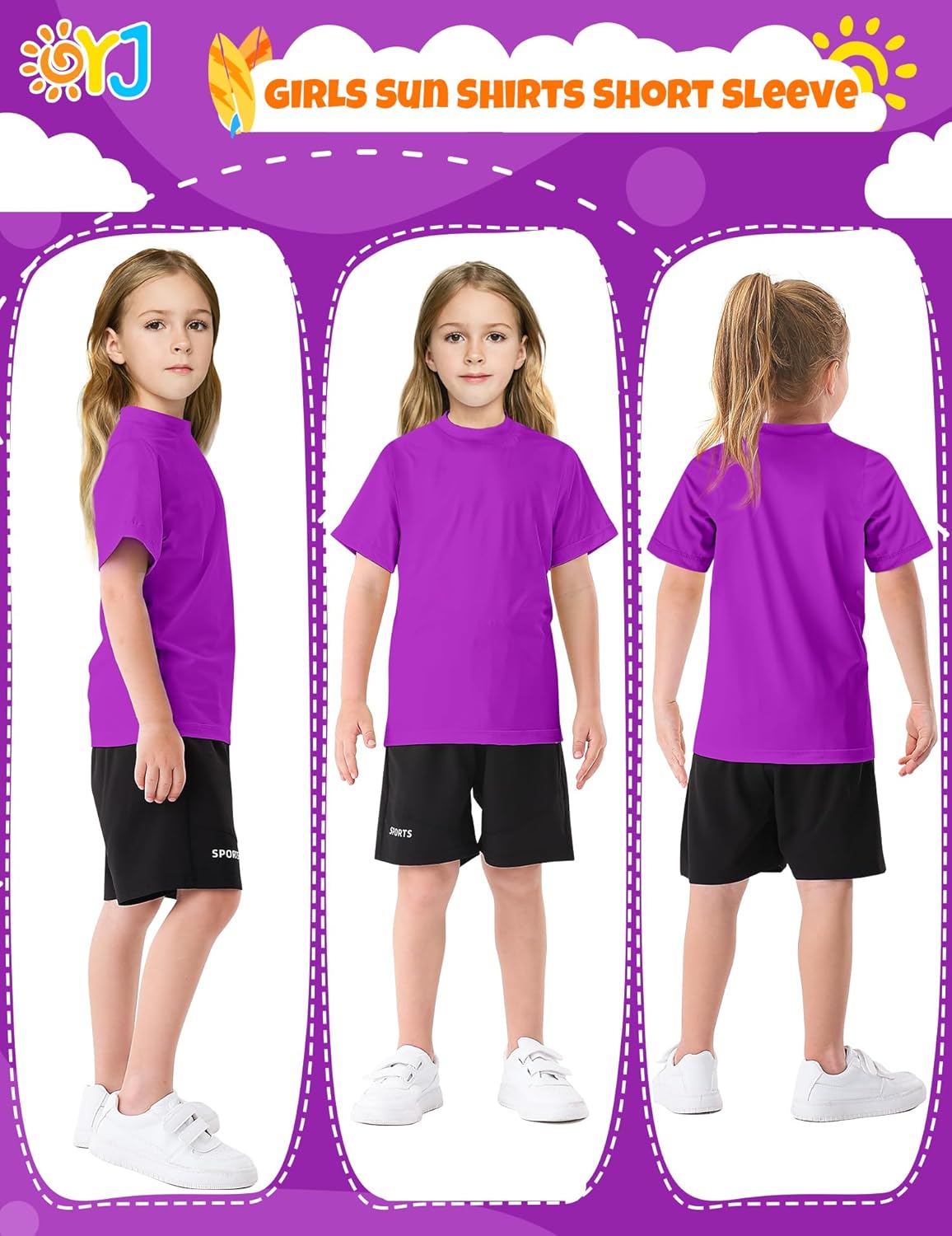 Boys Rash Guard Short Sleeve Swim Shirt UPF+ 50 Rashguard for Toddler Teens Water Sun Shirts Swim Wear Quick Dry - Image 5