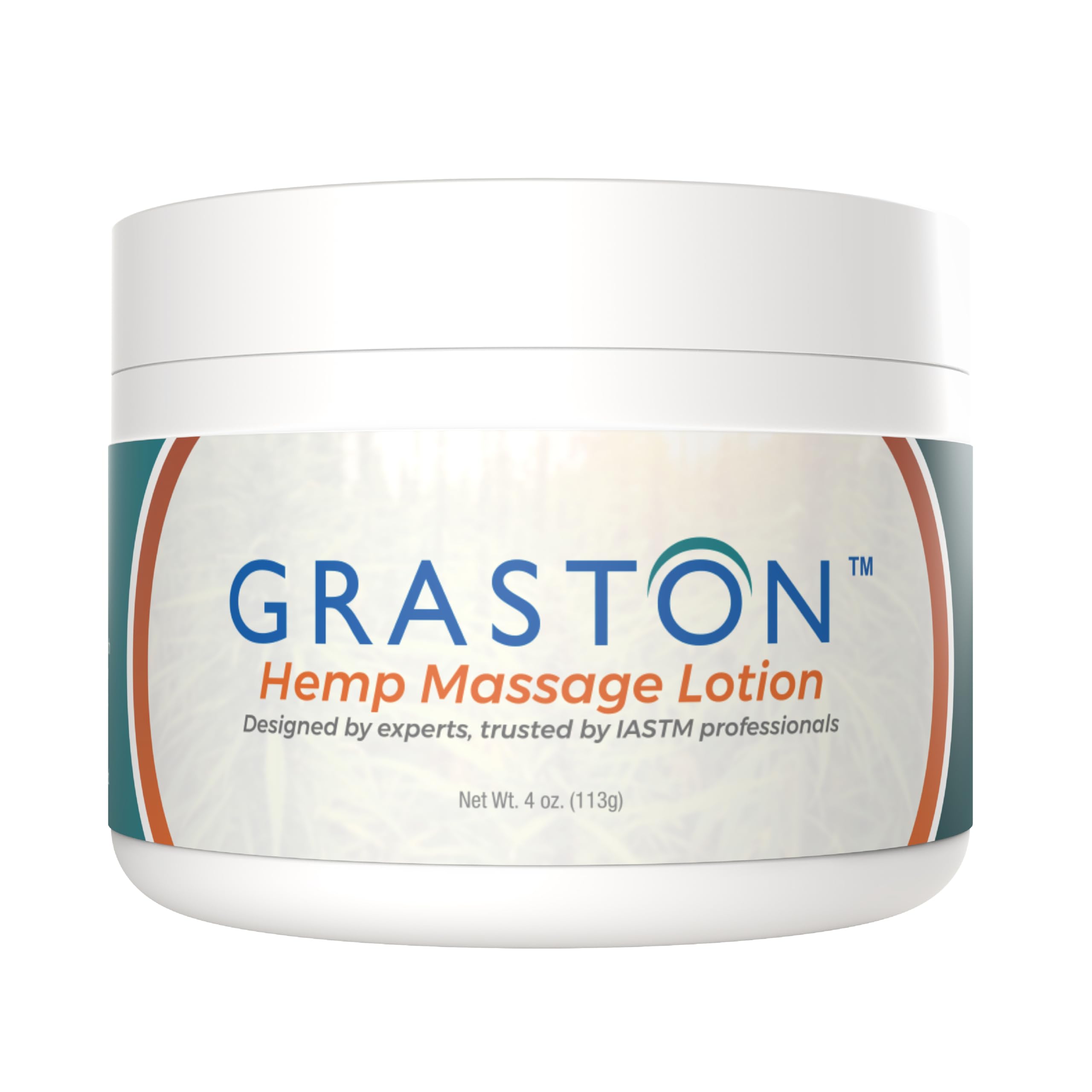 Graston Hemp Massage Lotion 4oz – Hydrating Hemp Lotion for Pain Relief, Relaxation & Soft Skin - Pack of 1