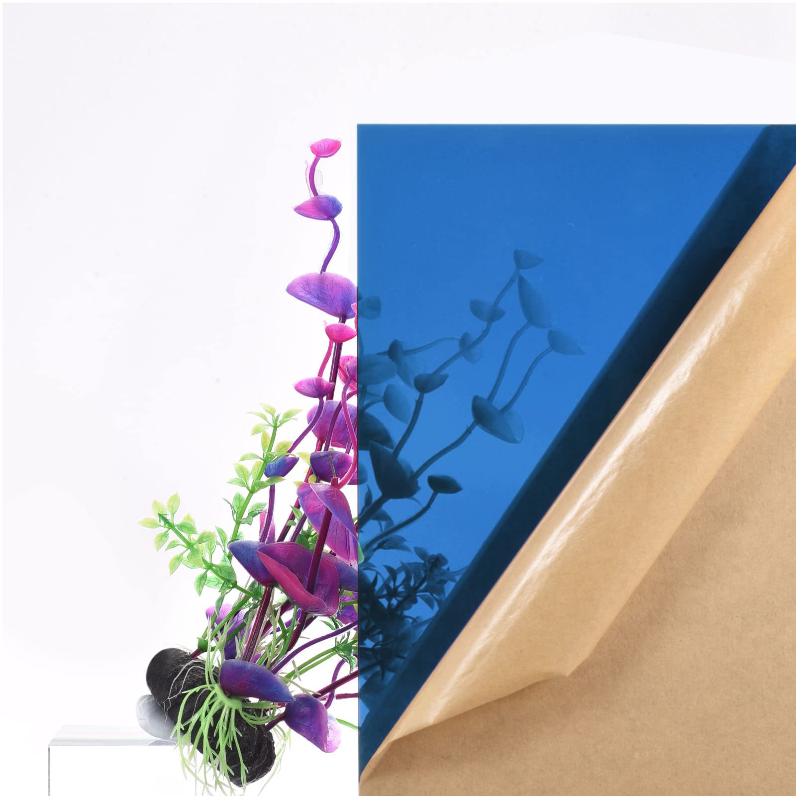 UNICRAFTALE 5x Acrylplatten 20x20 Cm – 2 Mm Dick, Schwarz, Klar, Für Laserschneiden & Rahmen