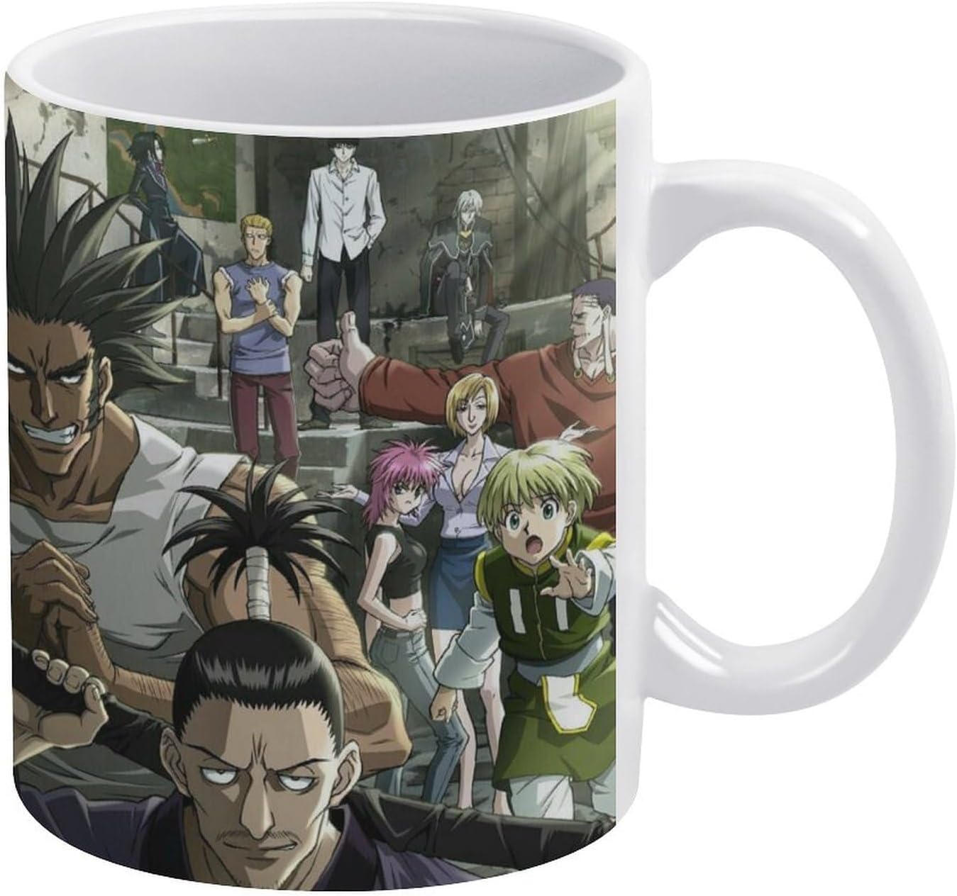ハンター×ハンター マグカップ コップ 瀬戸物 セラミック 飲み物用 アニメ ゲーム 推し キャラ 誕生日 クリスマス プレゼント 記念品 ゲーム カフェ・オフィス・家用