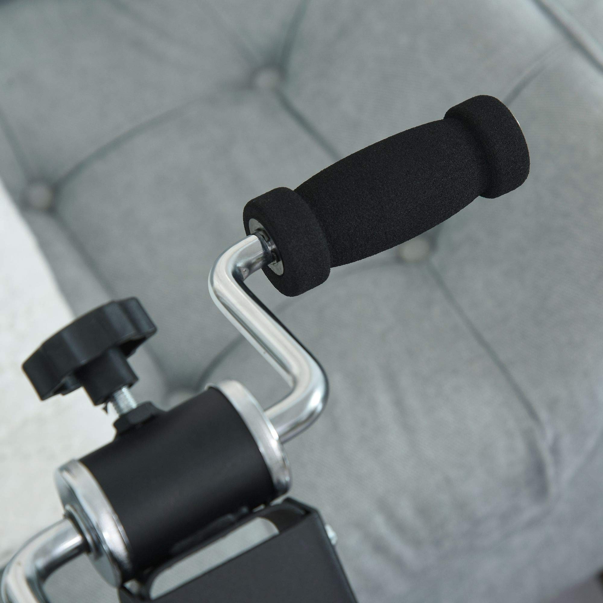 homcom Pedaliera Braccia e Gambe da Divano o Poltrona con Schermo LED, Altezza e Intensità Regolabile, 41x50x96cm