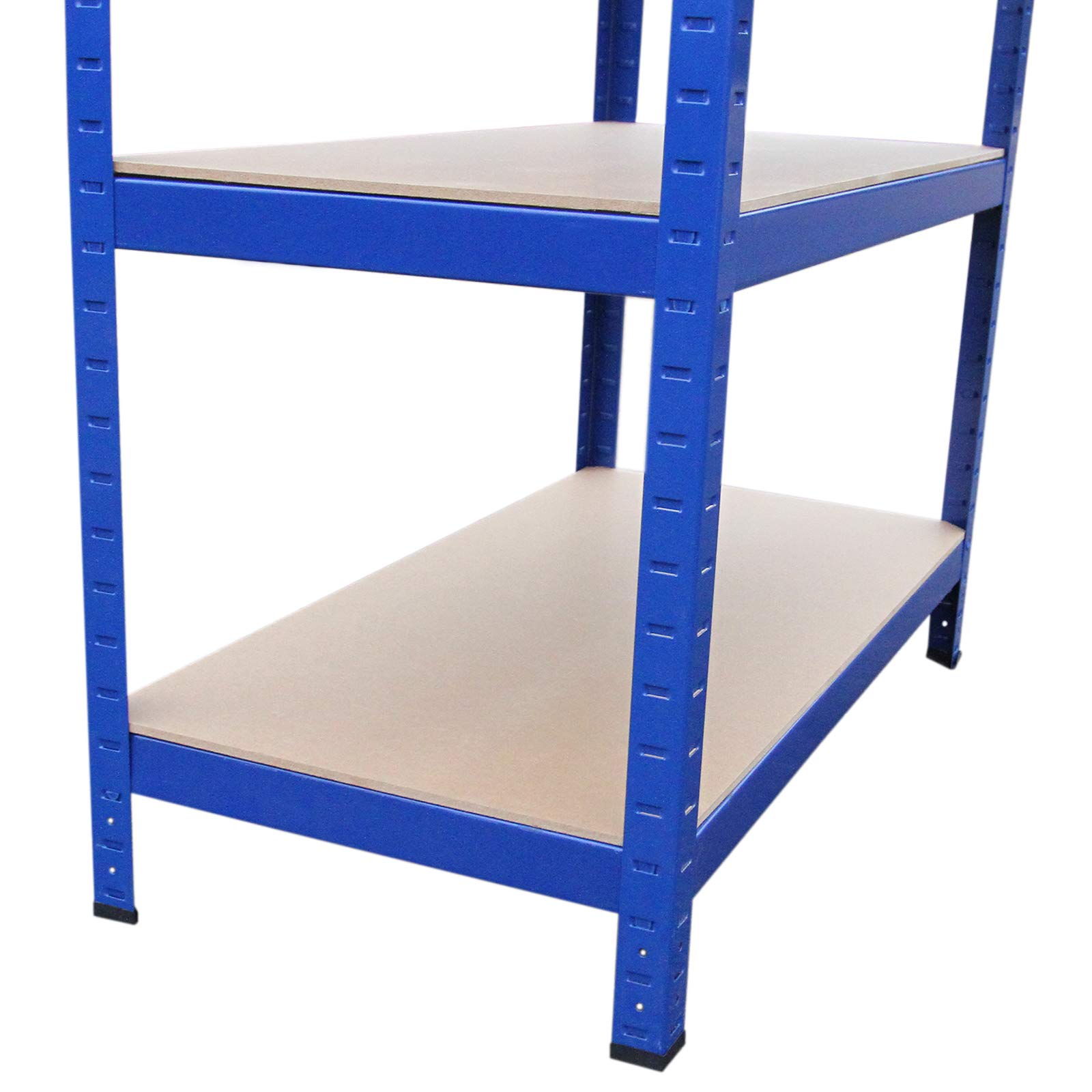 Monster Racking - 3 Scaffali T-Rax In Acciaio Senza Bulloni Blu 90cm x 45cm x 180cm