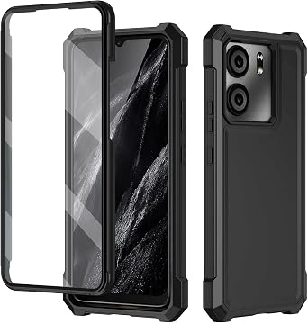 TJS Compatible for BLU View 5 B160V Phone Case BLU F5 5G Case Black