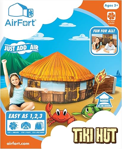 Miniatura 65 de The Original Patentado AirFort – Construye un fuerte en 30 segundos, fuerte inflable para niños, tienda de campaña de juego para 3 a 14 años, una
