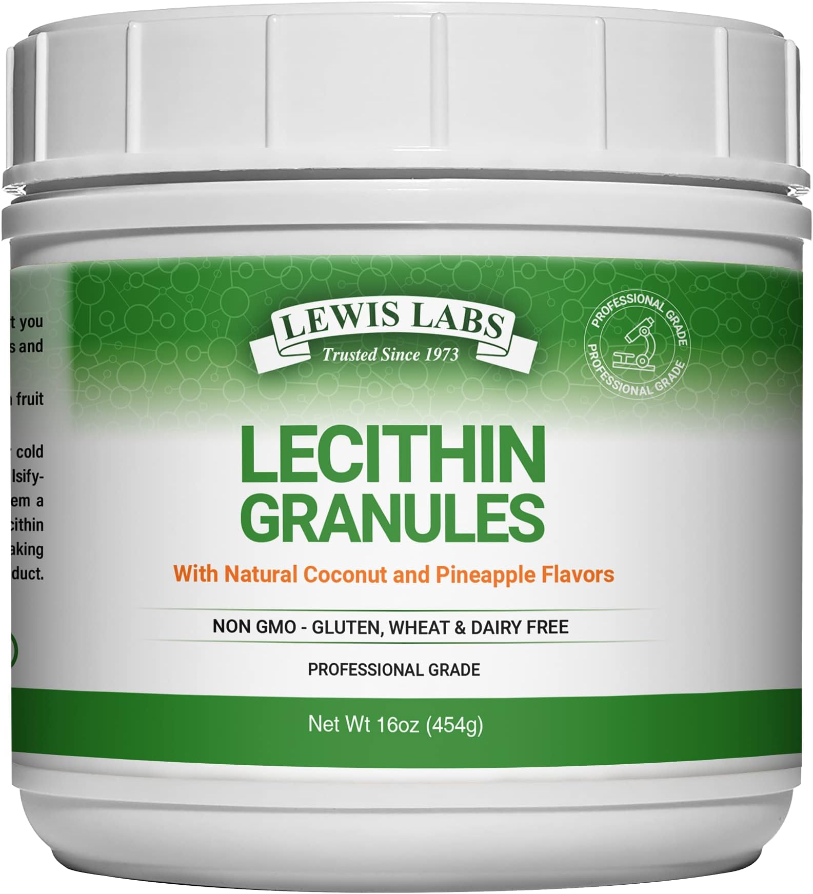 Lewis Labs Lecithin Granules, 16 Ounce