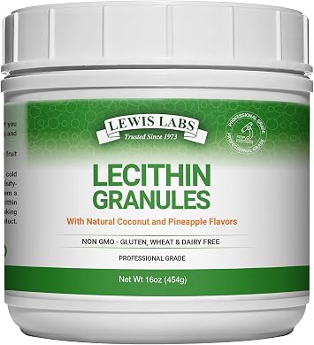 Lecithin Granules Supplement | Natural Soy Lecithin Powder is an Excellent Source of Phosphatidyl Choline | Lactation Support, Immune Function & Support Brain Health, 16 oz