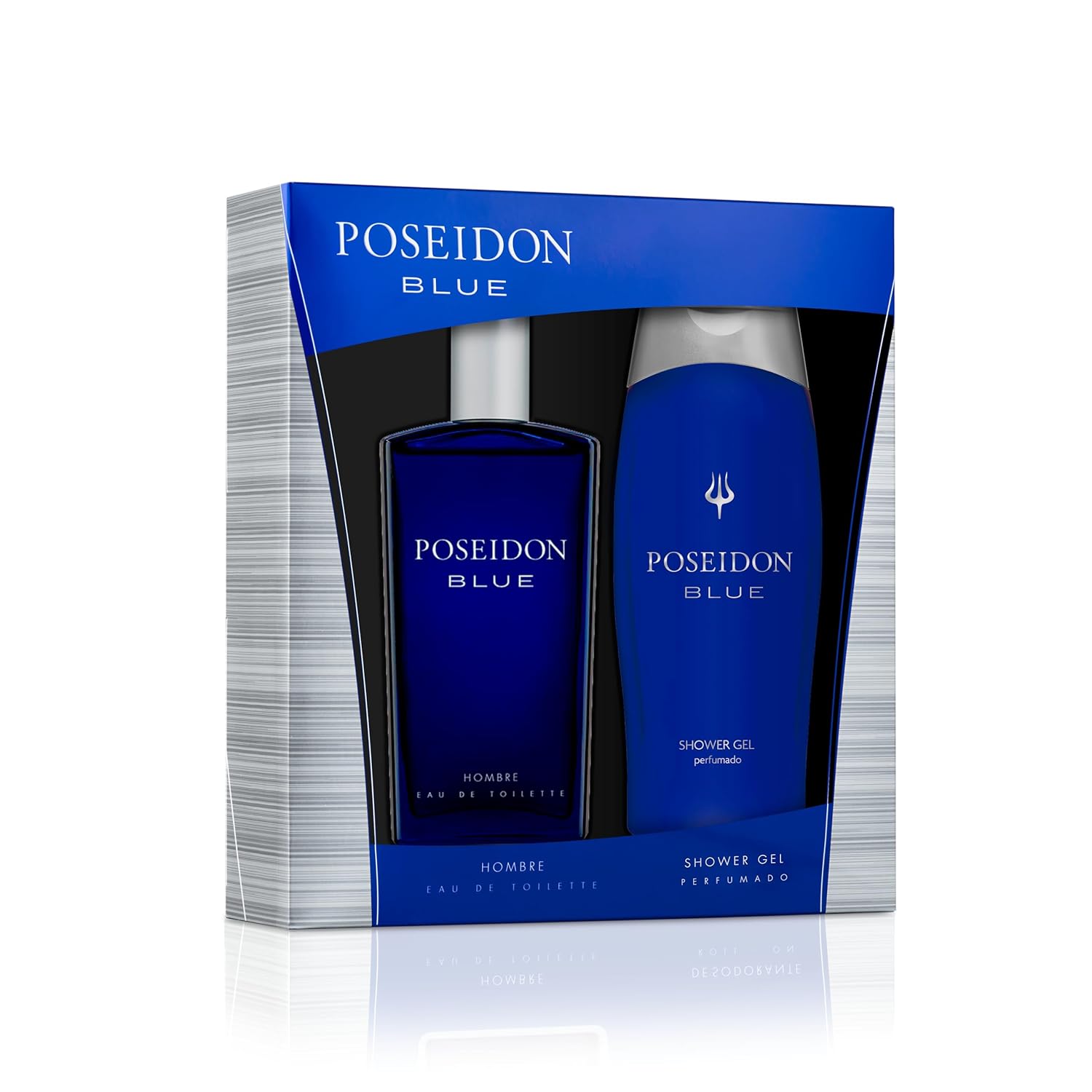 Instituto Español Poseidon Blue Men’s Gift Set, Invigorating Citrus and Aromatic Notes, Fresh Eau de Toilette Spray 3.4 fl oz and Shower Gel 8.45 fl oz - Image 2