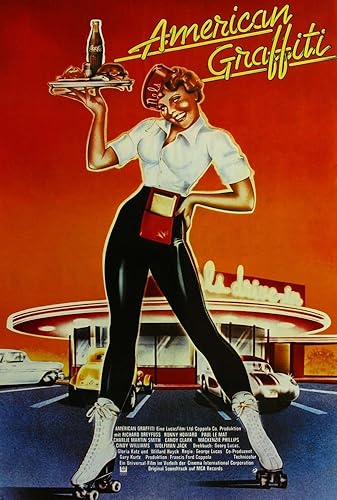 Miniatura 1 de Posterazzi EVCMCDAMGREC025LARGE - Póster de película de graffiti americano, 24 x 36