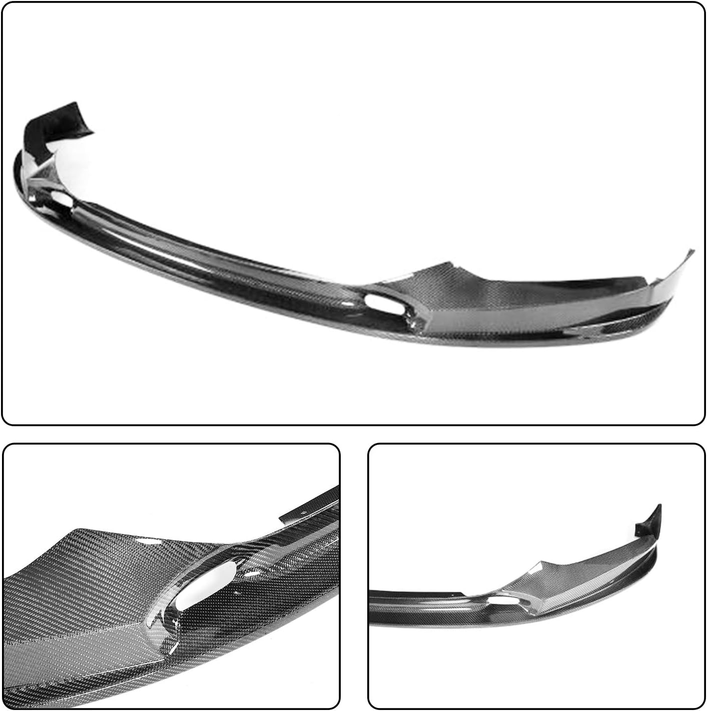Carbon Fiber Front Bumper Lip for BMW G30 5 Series G31 M Sport Sedan/Wagon 2017-2020 520i 530i 540i M550i M-tech Auto Front Chin Spoiler Protector Factory Outlet