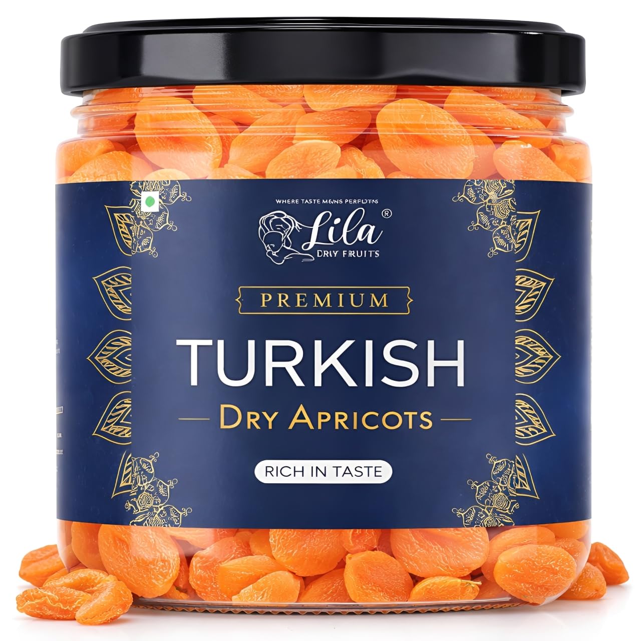 LILA DRY FRUITS Turkish Apricots 500 Grams | Naturally Dried Apricot Khubani Soft & Delicious Khurmani | Ideal for Cooking, Baking and Snacking | Premium Exotic Dry Fruit Perfect for Giftings-image-39