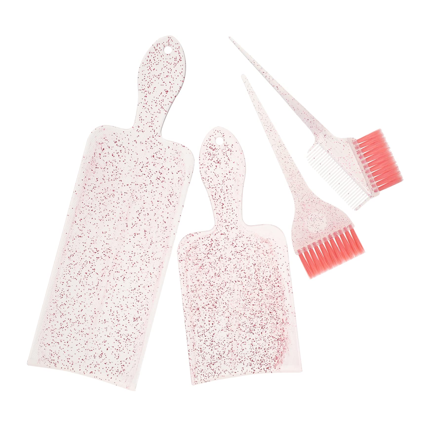 NOLITOY Hair Tint Brush Comb Highlighting Kit Hair Dye Paddle Set for Salon Use