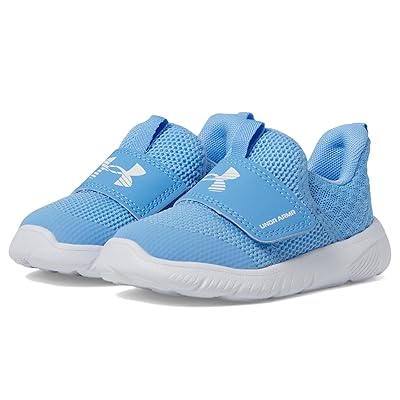 Under Armour Kids Infant Flash (Toddler) Girls Shoes Horizon Blue/Horizon Blue/White