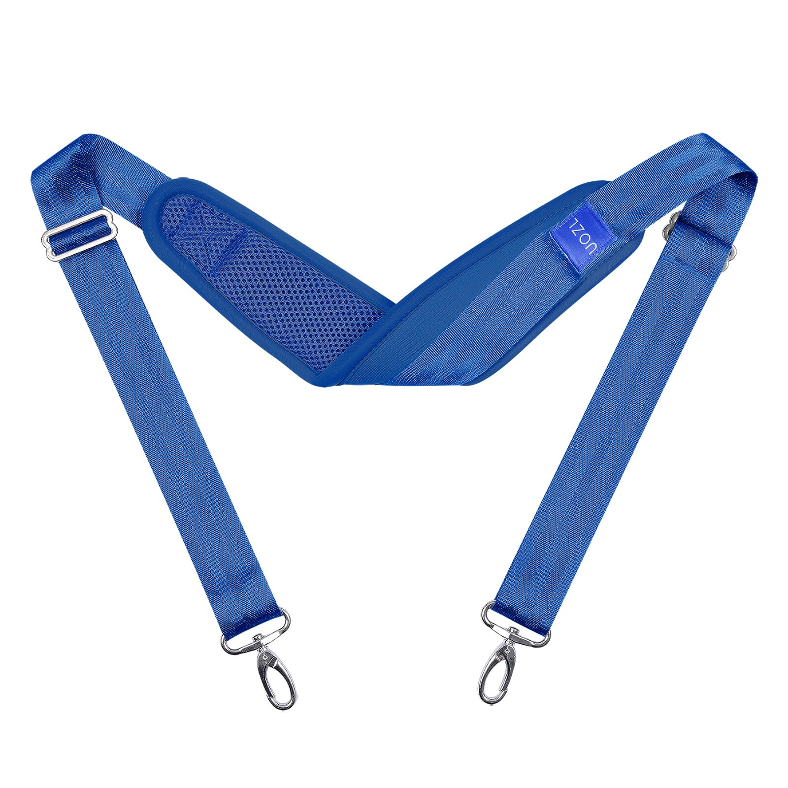 67 Inch Shoulder Straps, Soft with Ultra-Thick Fixed Shoulder Pad, Two Way Independently Adjustable Buckle Replacement Straps for Laptop Bag Messenger Bag Tool Bag Luggage,Blue