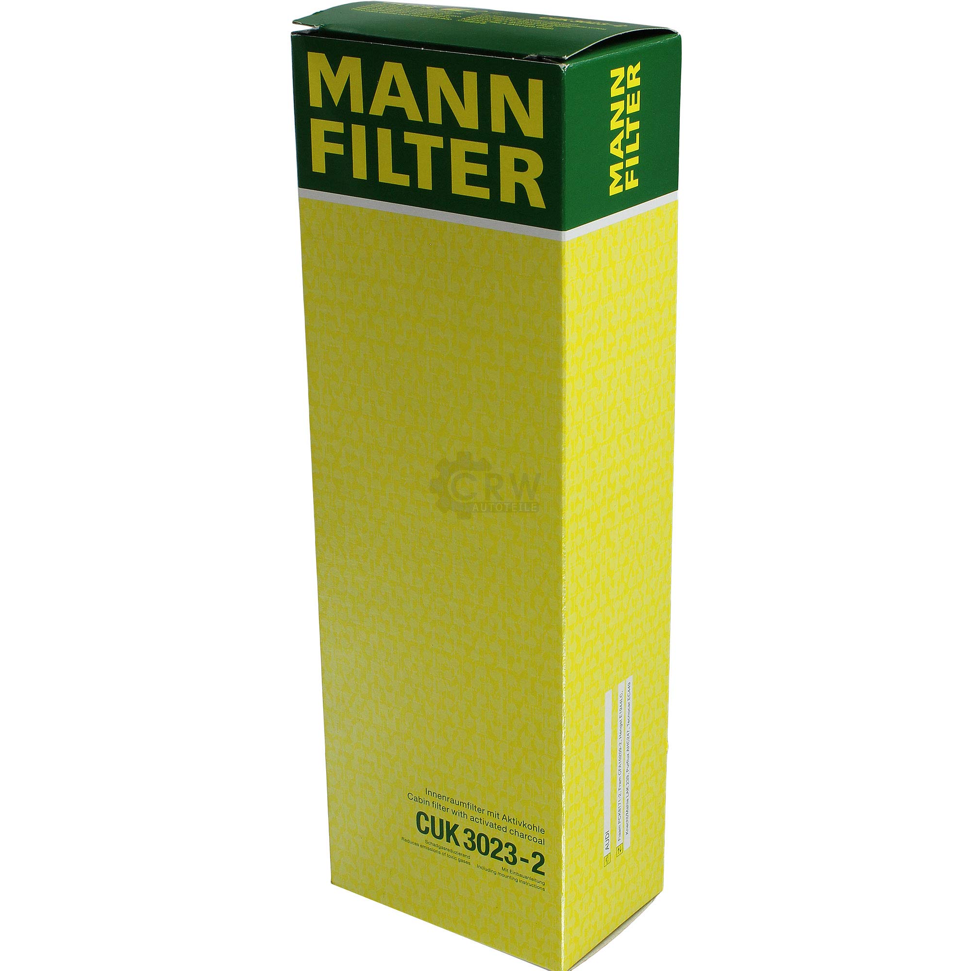 Paquete de inspección Kit de mantenimiento de filtros con filtro de aceite HU 719/7 x, filtro de aire C 16 118, filtro de combustible WK 6001, filtro de habitáculo CUK 3023-2, tornillo de