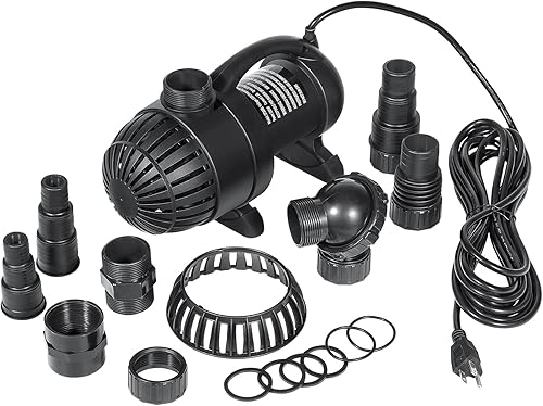 Miniatura 8 de 91018 3000 GPH Bomba de agua sumergible para fuente de cascada de estanque, sistema de filtro hidropónico para acuario, tanque de peces, piscina Koi