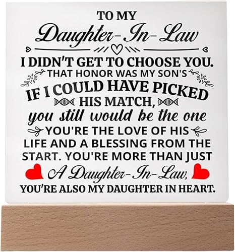 Miniatura 7 de FG Family Gift Mall Regalos para nuera regalo de suegra, regalos para hija extra, regalos de cumpleaños para nuera, regalo para mi nuera