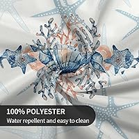 Vista 28 de YETTA YANG Paño de Mesa Redondo de Dulce de Chupachups Gótico en Negro y Blanco de 60 Pulgadas, Cubierta de Mesa Decorativa de Tela para Mesas