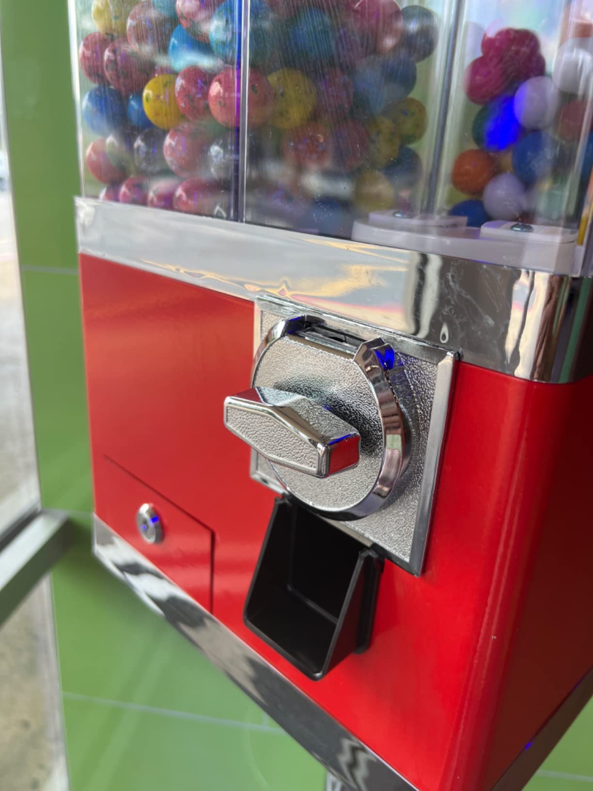 35/mo Finance VEVOR Gumball Machine with Stand, Yellow Quarter Candy