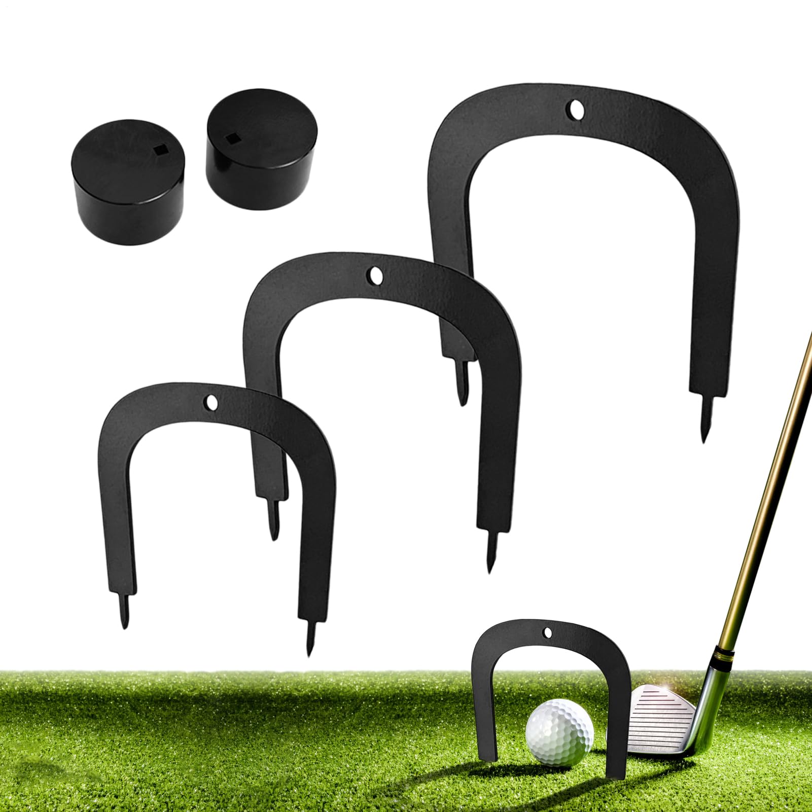 Portail d'alignement de balançoire de golf compact pour intérieur et extérieur - 8