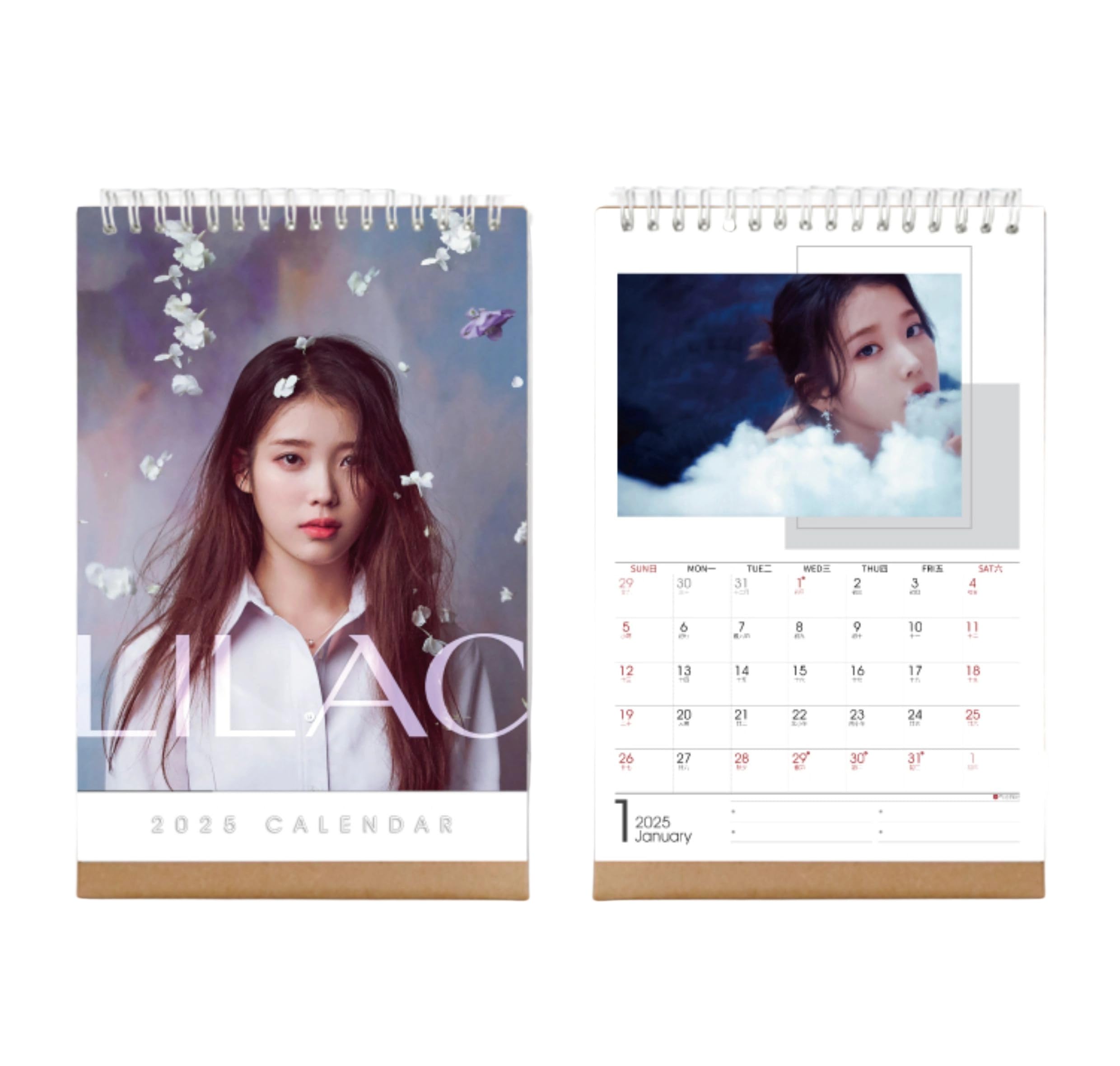 Amazon | IU アイユー カレンダー 2026年 卓上 週カレンダー