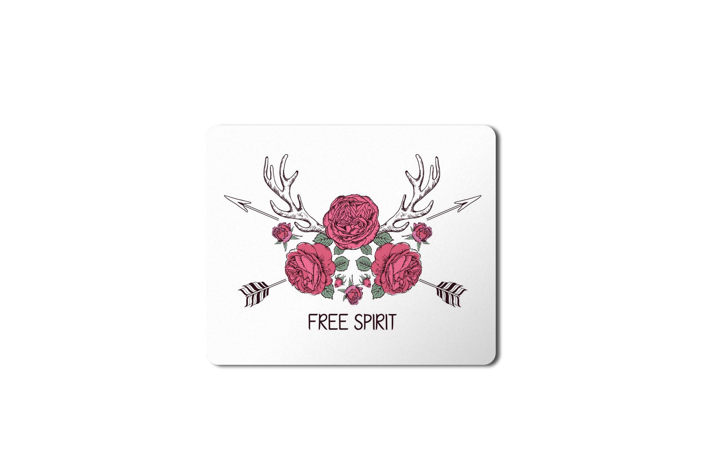 5 Ace Free Spirit New HD Printed Designer Speed Mousepad for Laptop|Dekstop|Gamers|Graphic designers-7x8.5 Inches