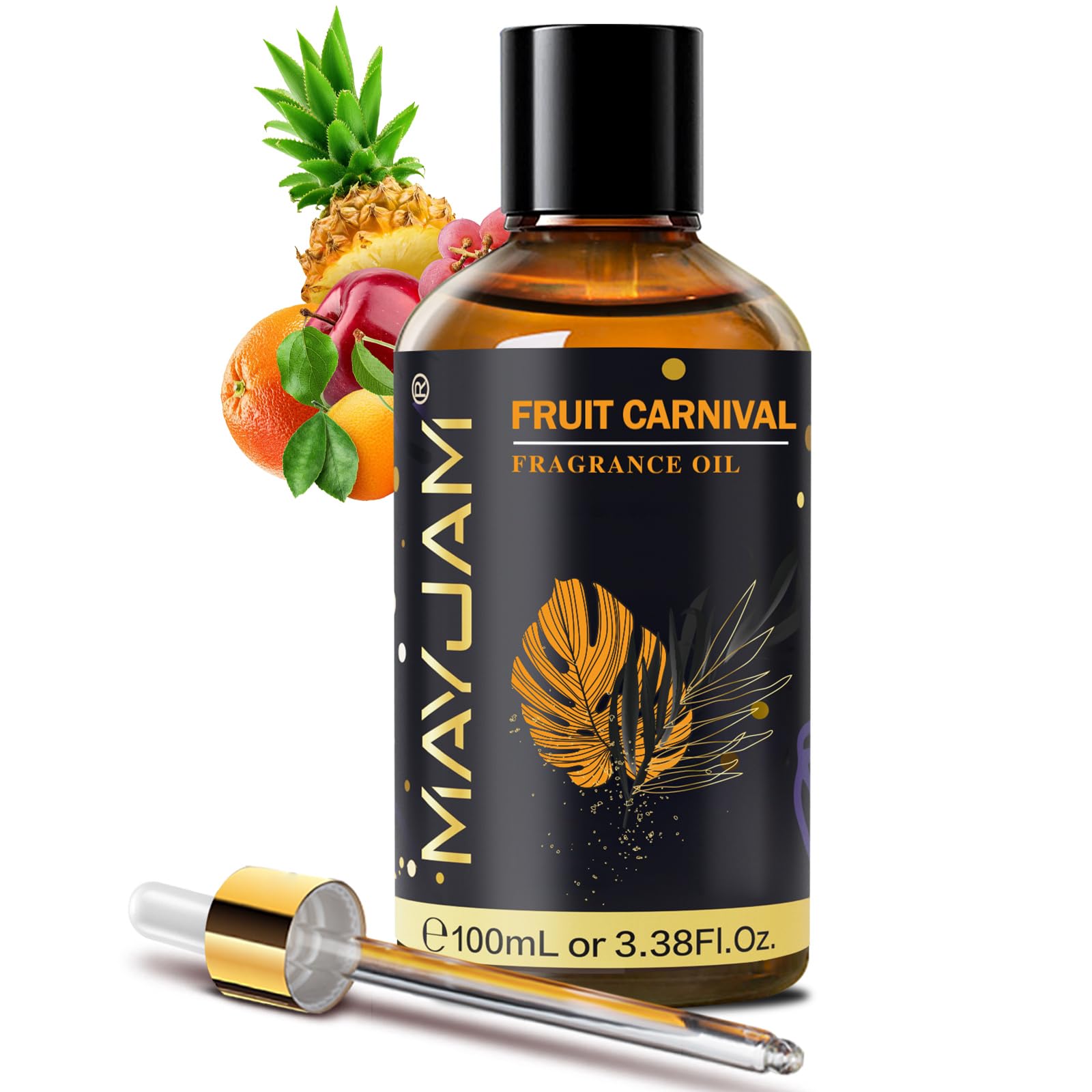 MAYJAM Obst-Karnevalöl 100ml, Premium Obst-Karneval Duftöl für Ätherisches Öle Diffusor, Aromatherapie
