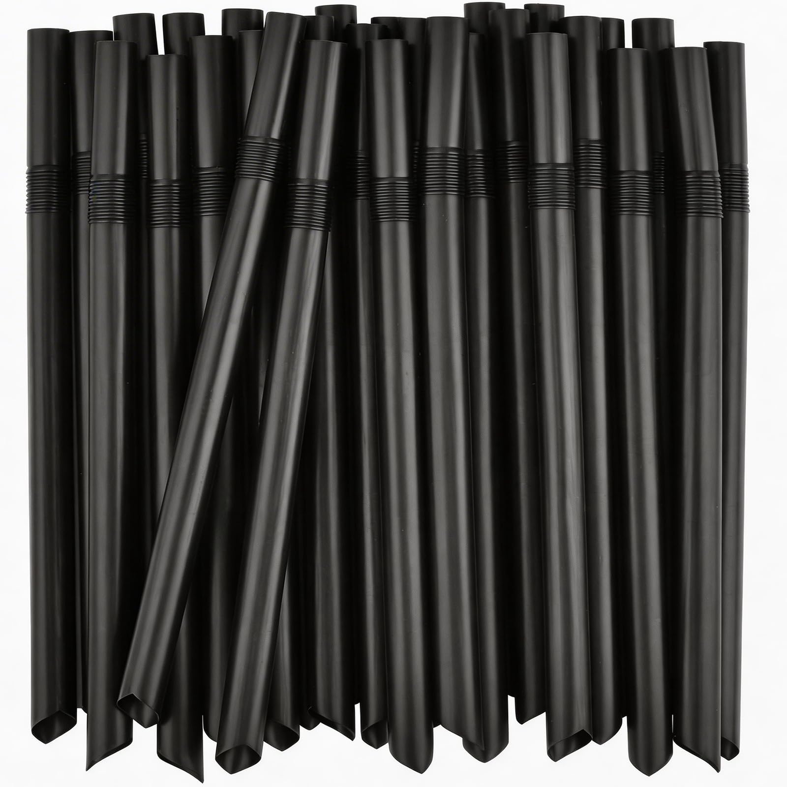 BBB スティックタイプ ＆ AYAトレ Amazon.com: ALINK 100 PCS Black Plastic Boba Straws - Extra Wide