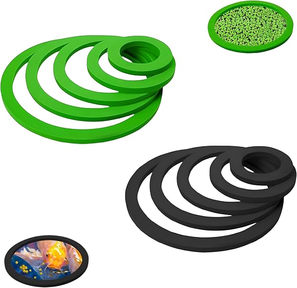 YANJIY anillos flotantes en EVA, 10 piezas, 5 tamaños