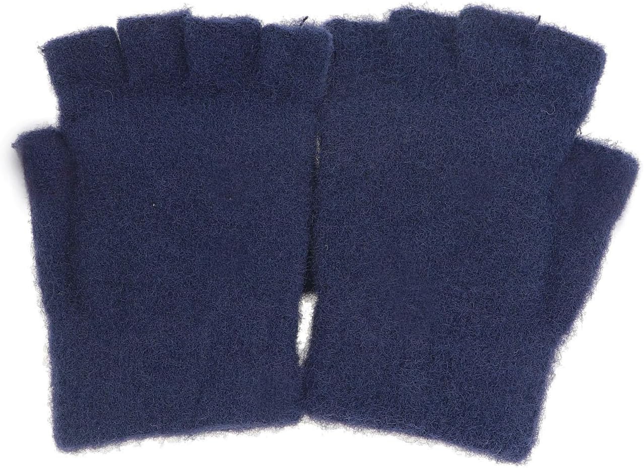 Kids Boys Girls Dinosaur Flip Top Gloves with Mitten Cover Knitted Winter Fingerless Toddler Convertible Mittens - Image 3